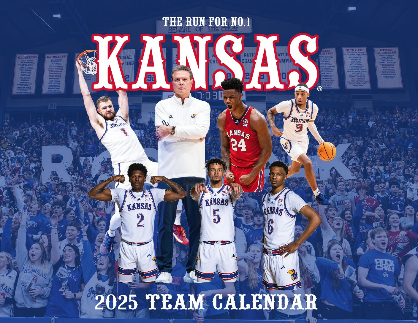 Jayhawk Autographs - Buy 2025 Kansas Men'S Basketball Calendar throughout Kansas University Basketball Schedule Printable