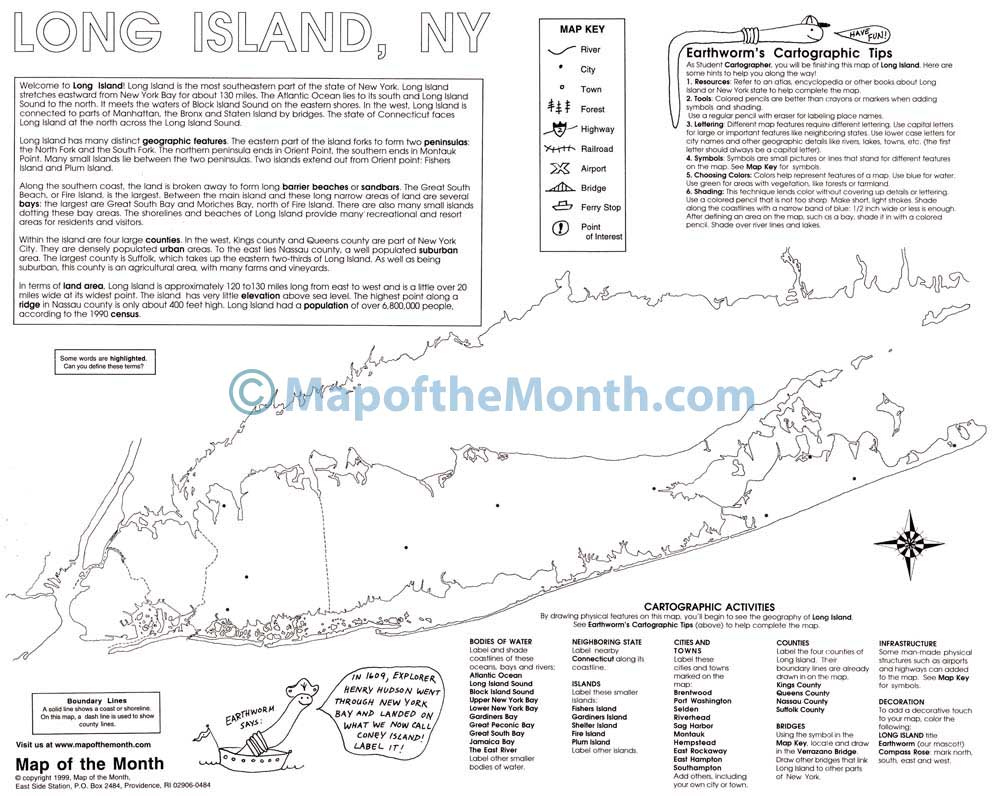 Long Island, Ny Map with regard to Printable Map of Long Island Ny