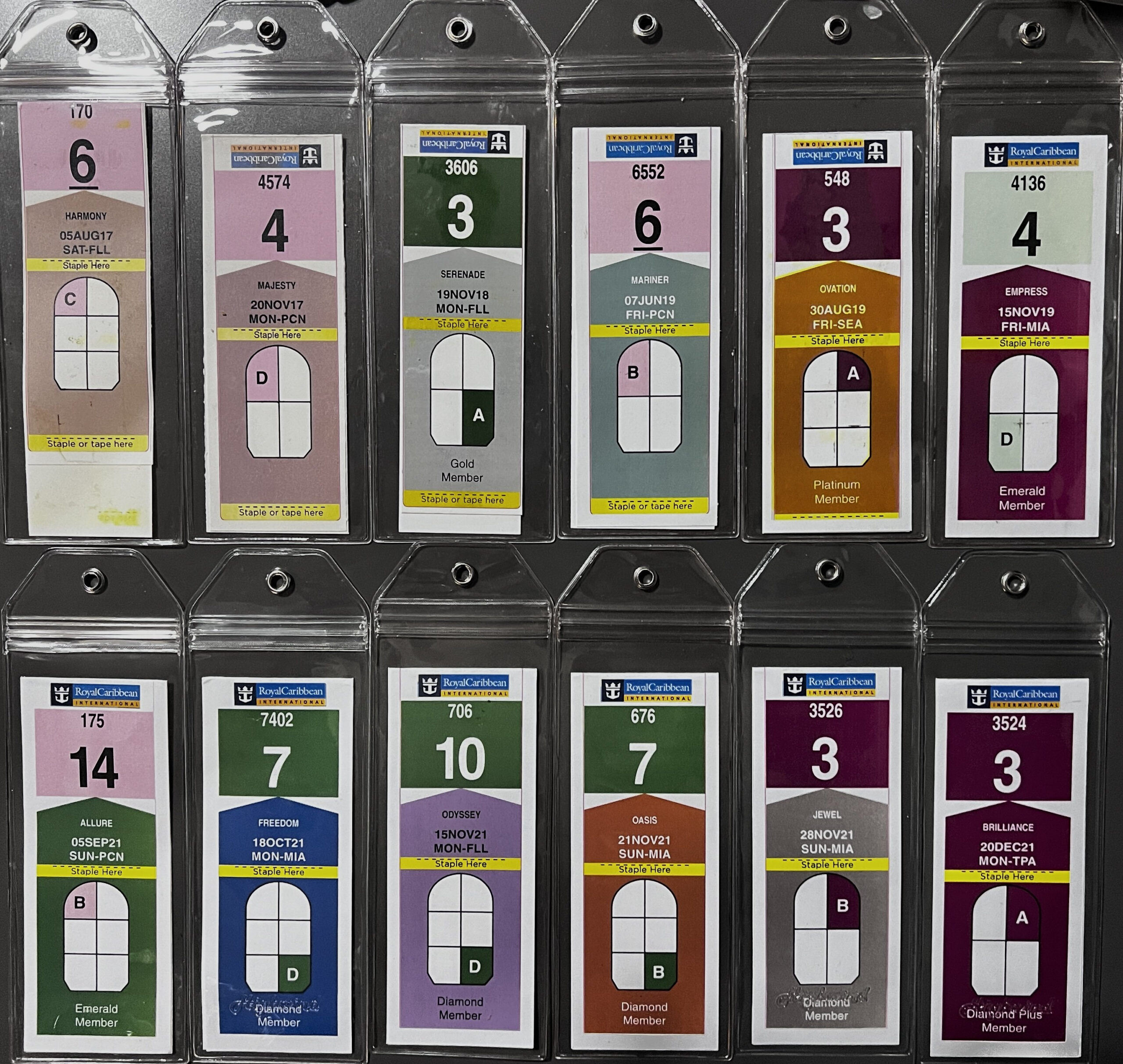 Luggage Tags - Royal Caribbean Discussion - Royal Caribbean Blog throughout Printable Royal Caribbean Luggage Tags