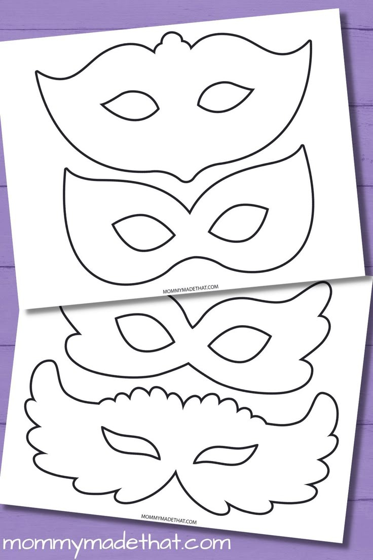 Masquerade And Mardi Gras Mask Templates (Free Printables) regarding Mardi Gras Mask Template Printable