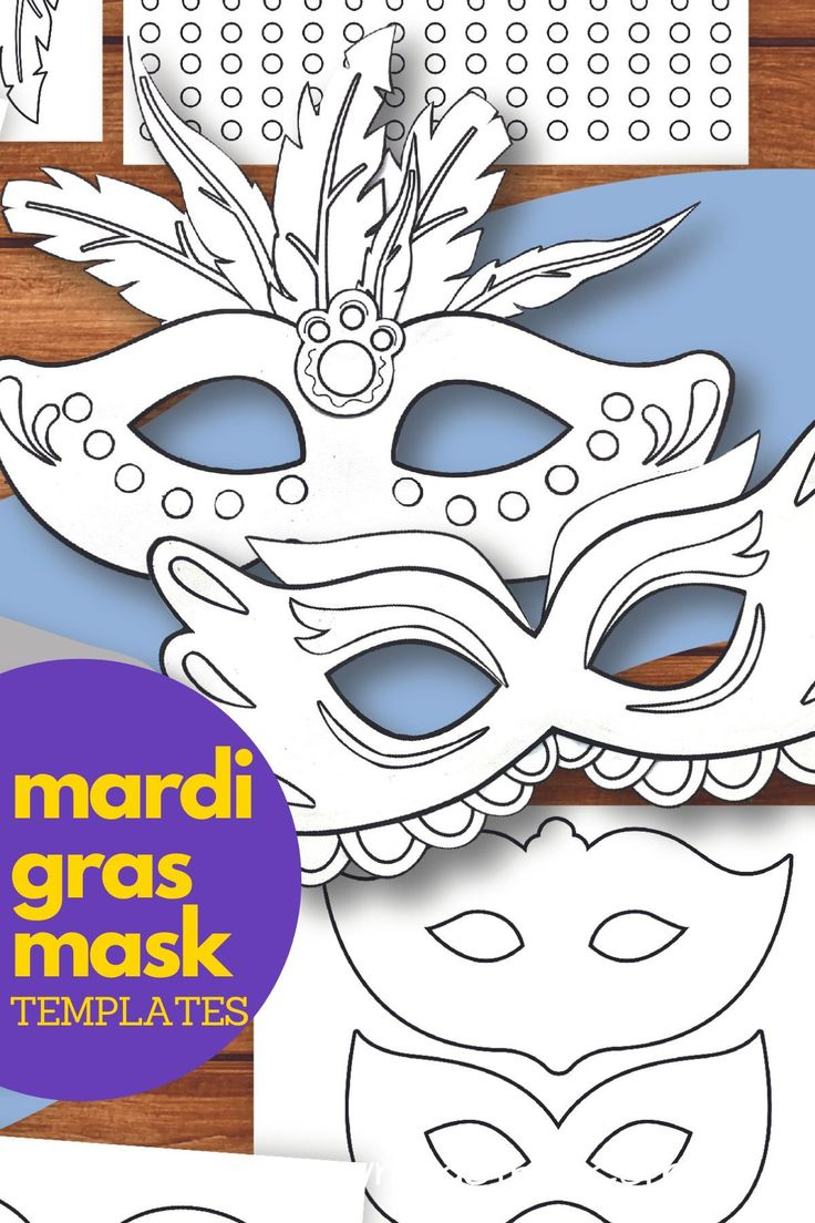 Masquerade And Mardi Gras Mask Templates (Free Printables) with regard to Mardi Gras Mask Template Printable