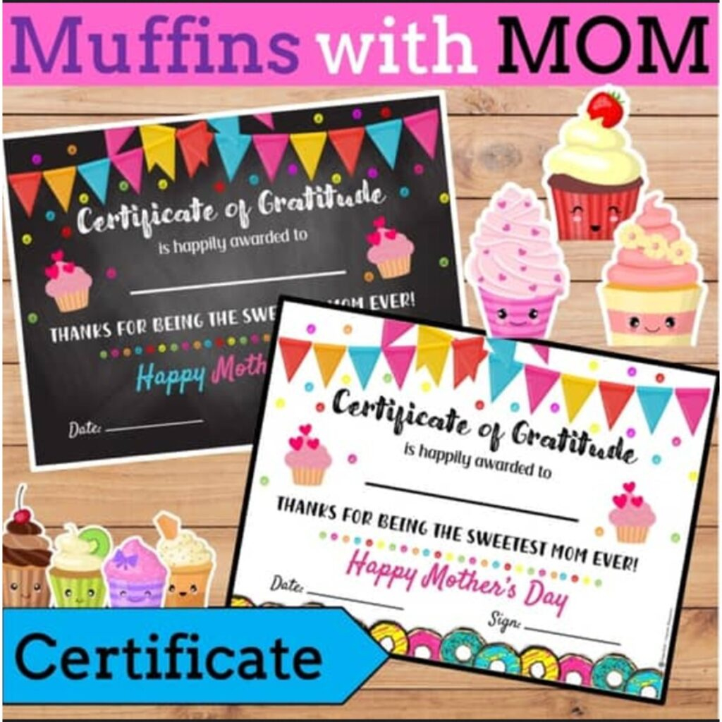 Muffins With Mom Mother'S Day Craft - Zippi Kids throughout Muffins with Mom Free Printable