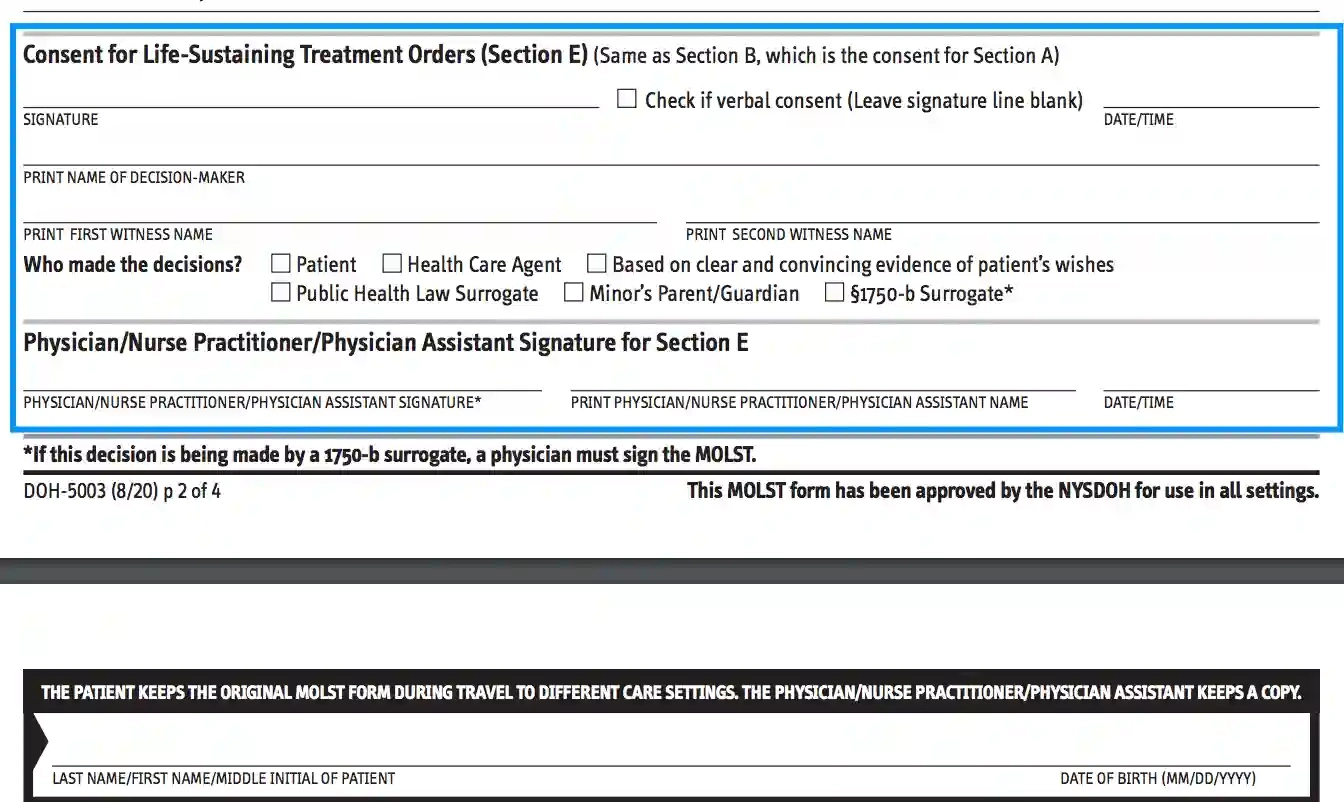 New York Dnr Form | Ny Do Not Resuscitate Order Template for Free Printable Dnr Form Ny