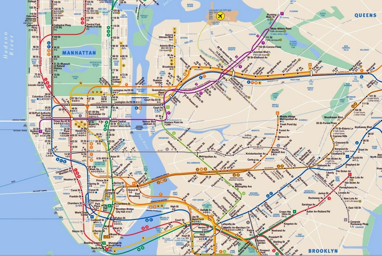 Nyc Subway Map | Apps, Tips, Free Maps, Schedule, Omny for Printable New York Subway Map