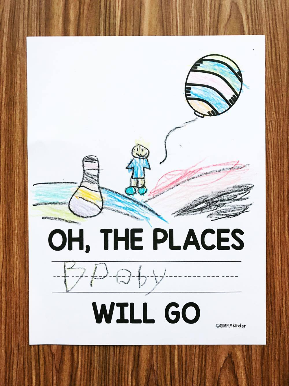 Oh, The Places You'Ll Go Printable - Simply Kinder with regard to Oh the Places You'll Go Printables
