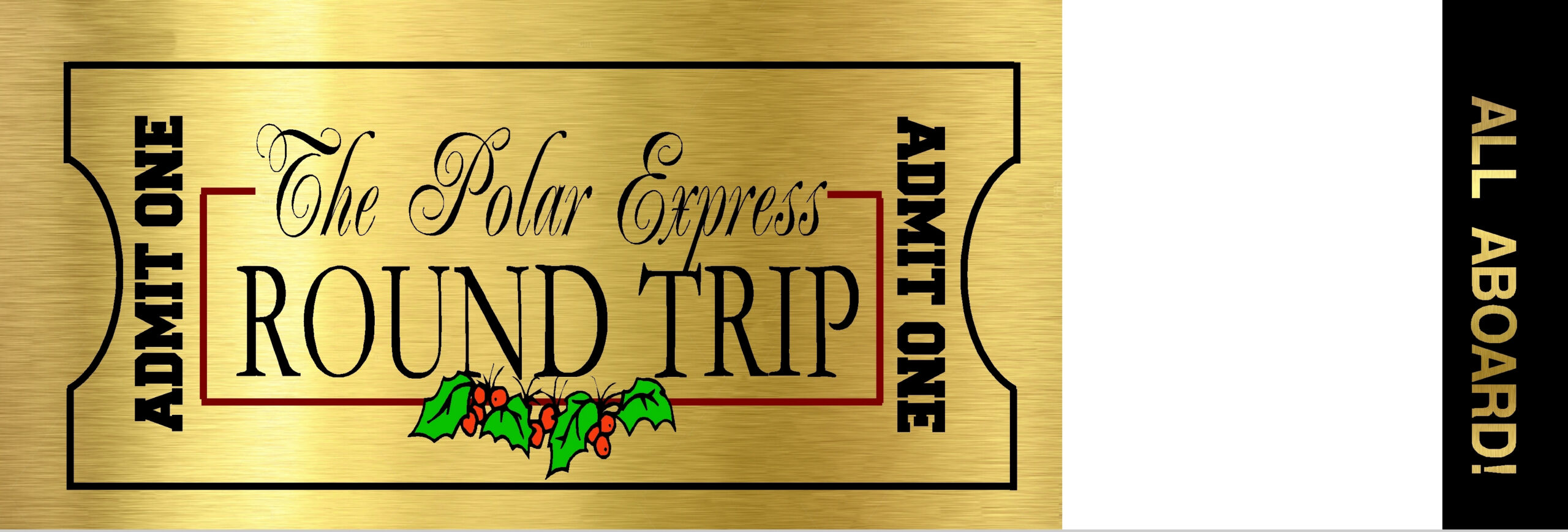 Polar Express Ticket – The Idea Door inside Polar Express Free Printable Tickets