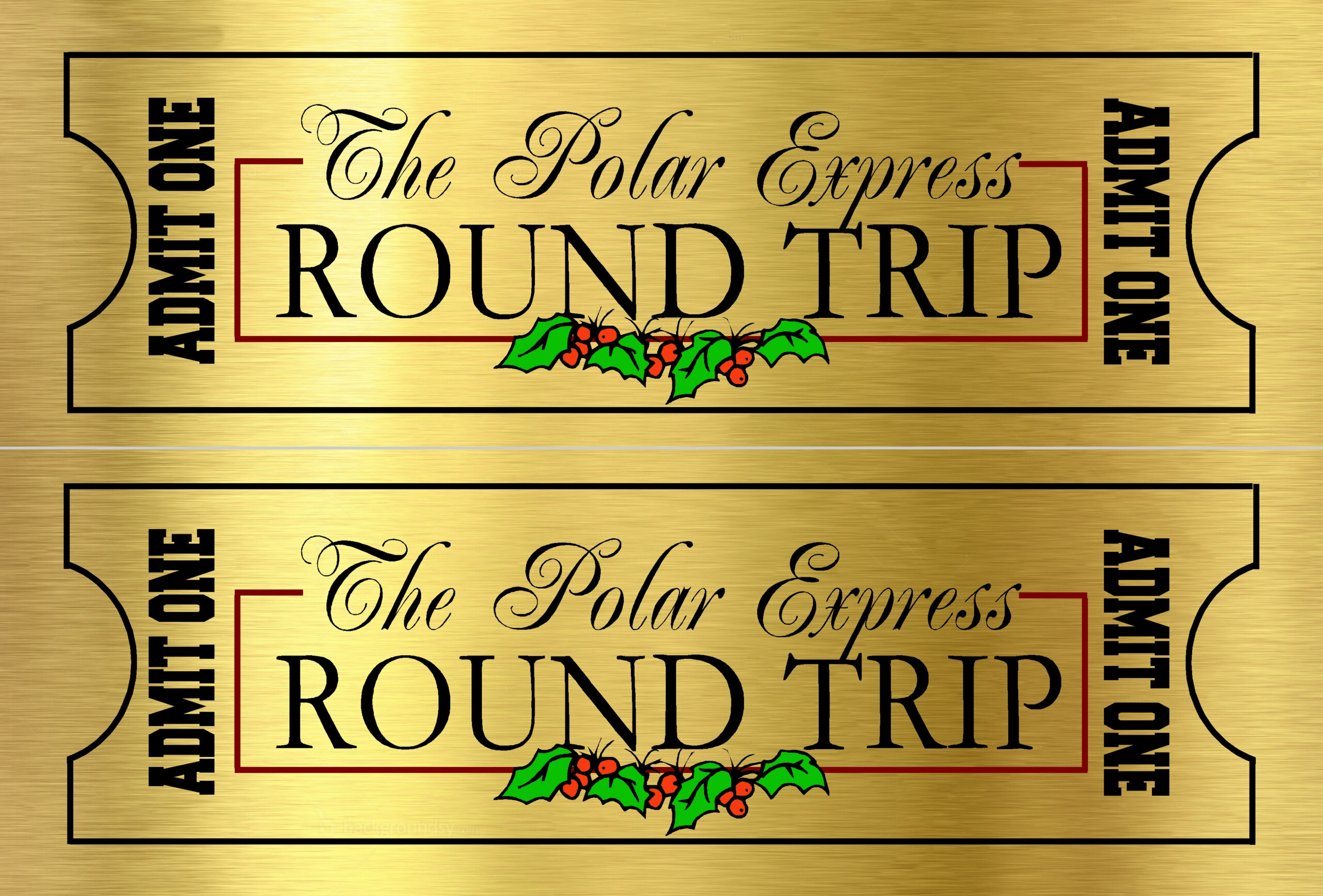 Polar Express Ticket – The Idea Door with regard to Polar Express Free Printable Tickets