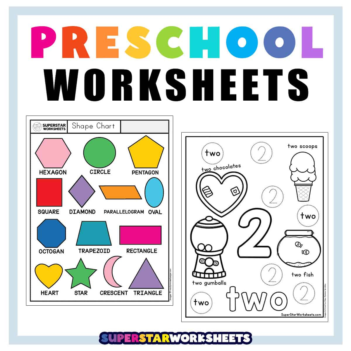 Preschool Worksheets - Superstar Worksheets with regard to Printable Activities For Pre K