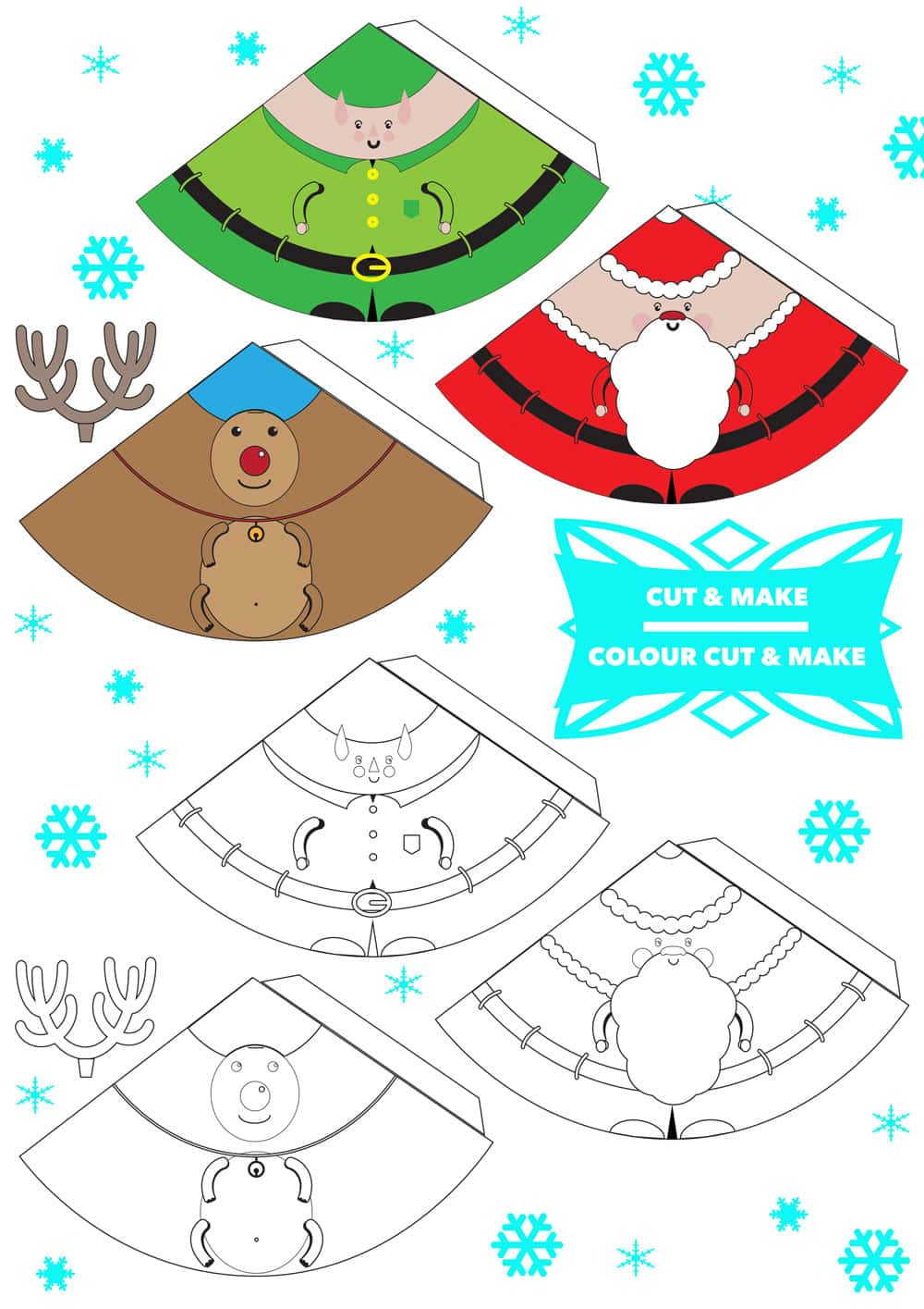 Printable 3D Christmas Decorations with regard to Free Printable 3D Christmas Ornaments