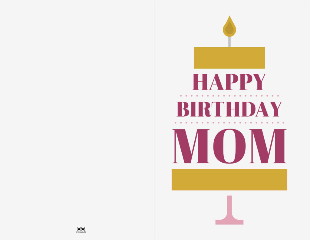 Printable Birthday Cards - 110 Free Birthday Cards | Printabulls within Printable Birthday Cards For Mum