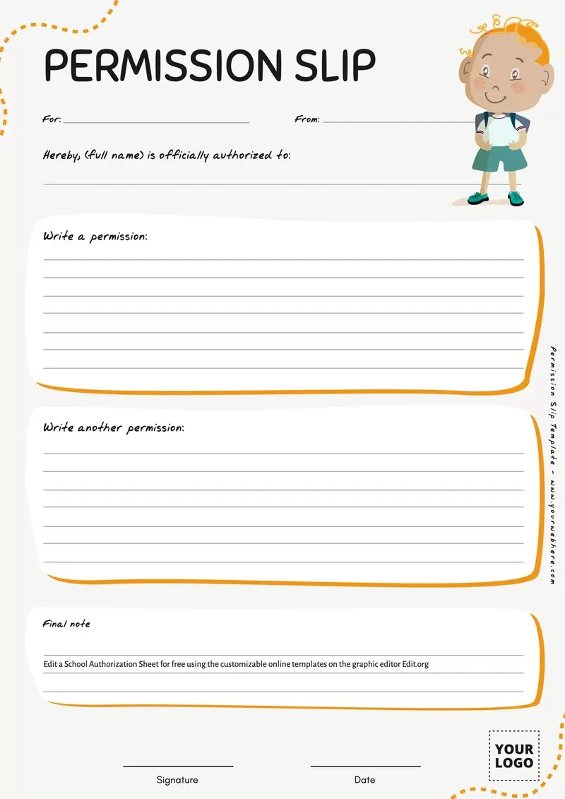 Printable Field Trip Permission Slip Templates inside Printable Field Trip Permission Slip Template
