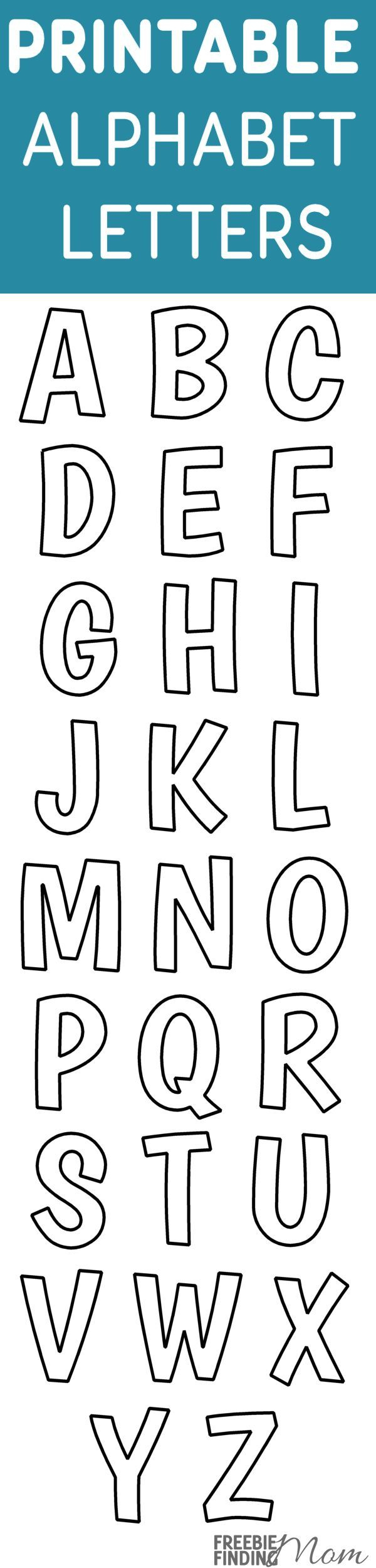 Printable Free Alphabet Templates within Free Printable Letters Of The Alphabet