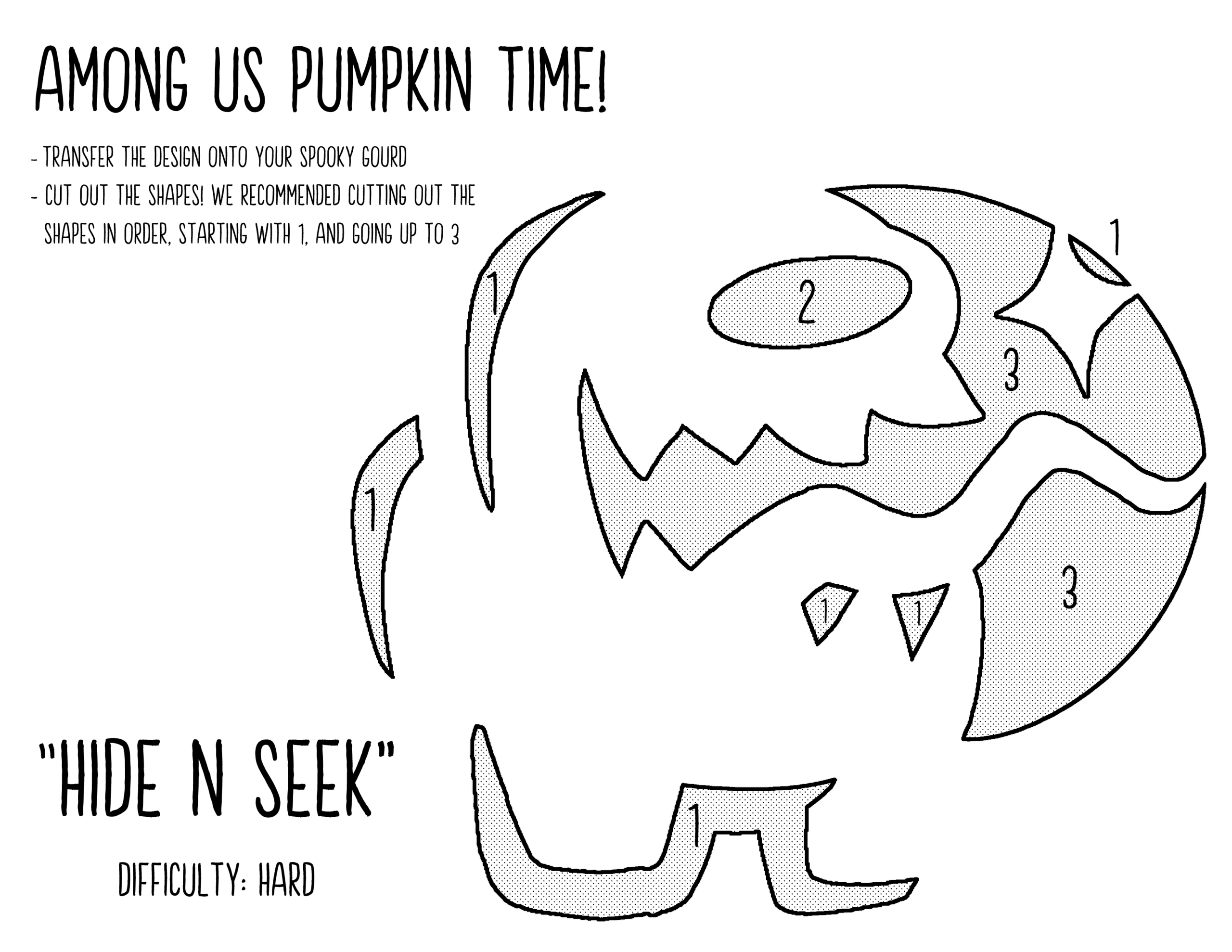 Pumpkin Time Is Among Us | Innersloth - Creators Of Among Us And in Among Us Pumpkin Stencil Printable