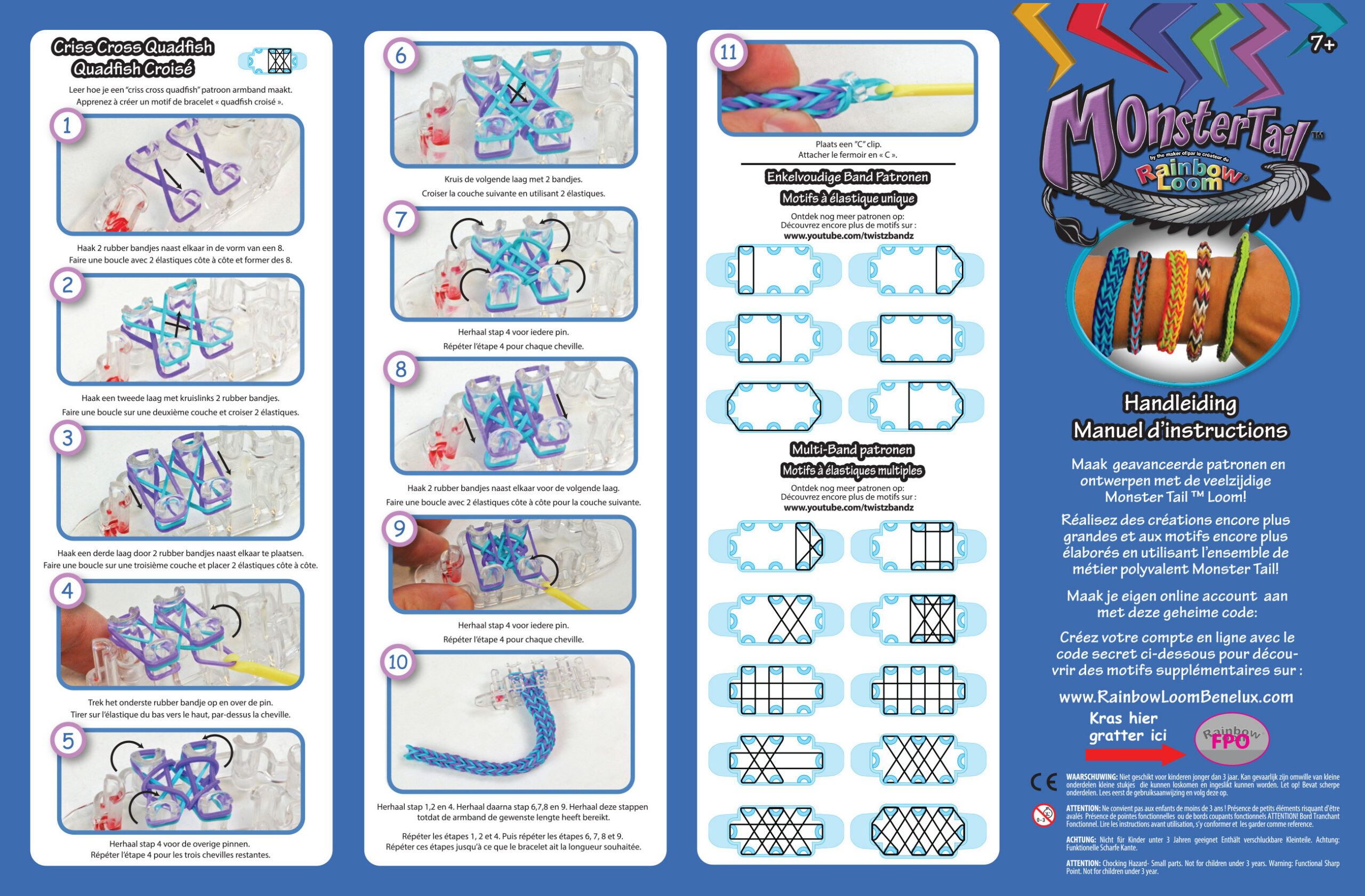 Rainbow Loom Instructions Printable - Printable Party Favors regarding Step By Step Printable Rainbow Loom Patterns