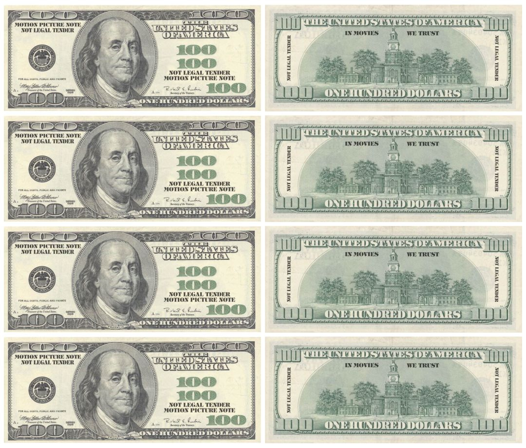 Realistic Money Printable inside Printable Fake Money Actual Size