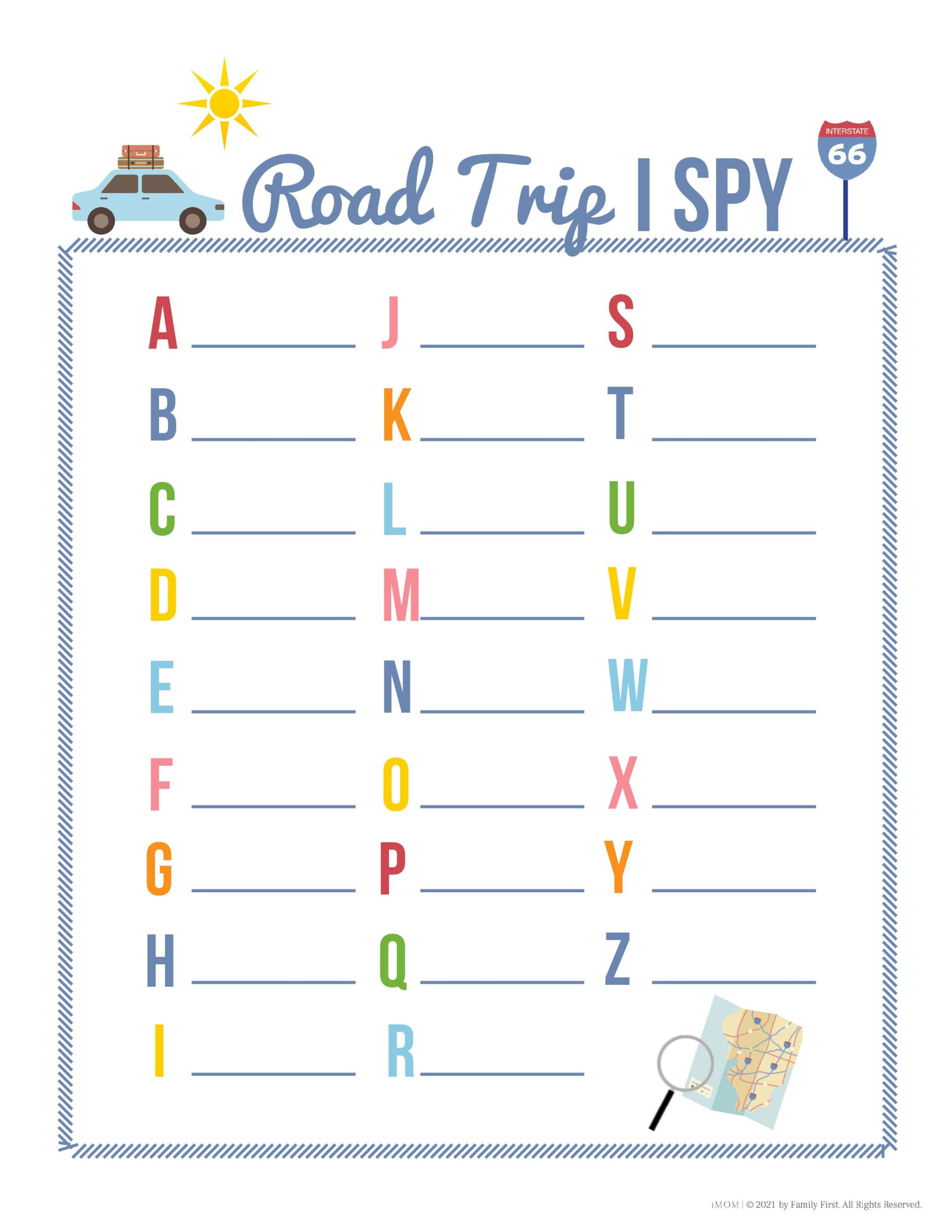 Road Trip Games For Summer - Imom intended for Printable Road Trip Games For Adults
