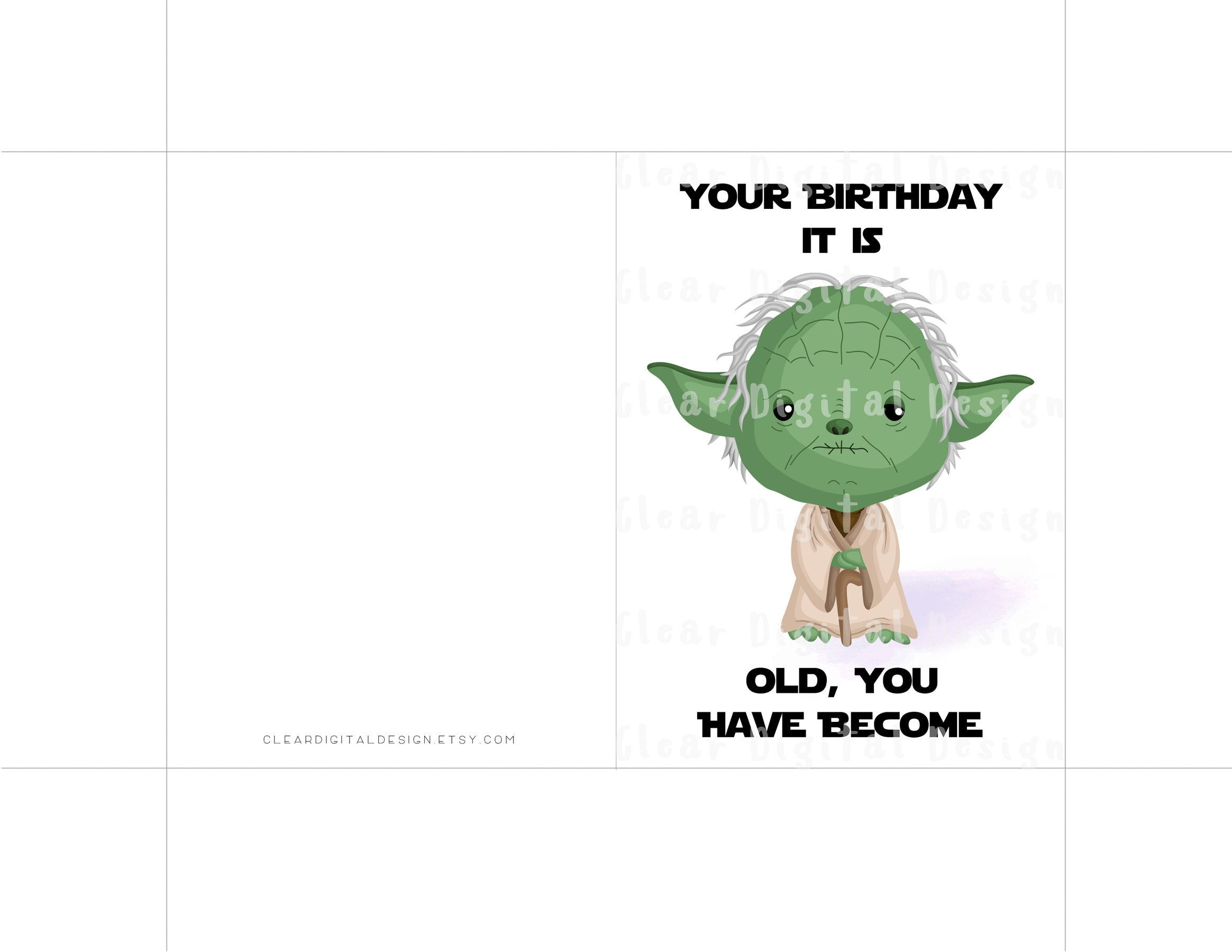 Star Wars Printable Birthday Card | Printable Birthday Card For in Printable Star Wars Greeting Cards