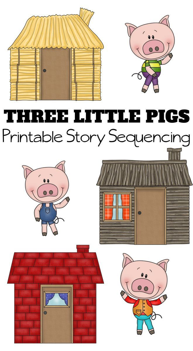 The Three Little Pigs Story Sequence – Printable & Fun Activities within 3 Little Pigs Free Printables