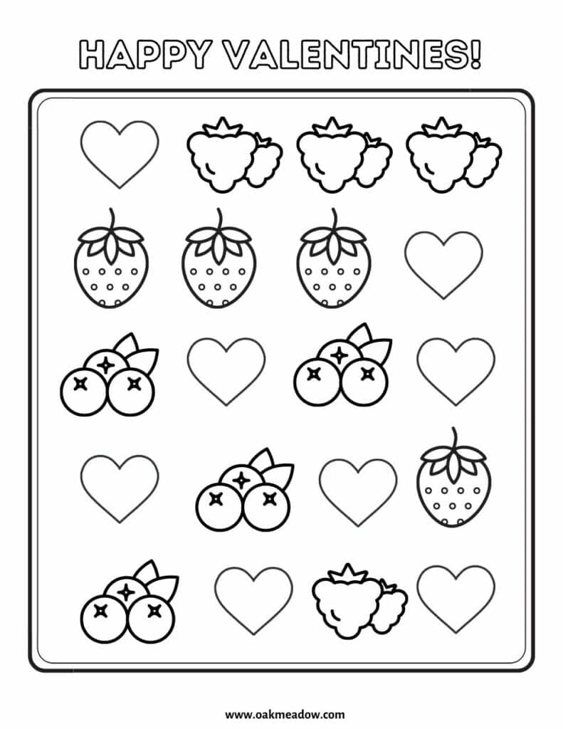 Valentines Day Printables | Oak Meadow with regard to Valentine's Day Printable Activities