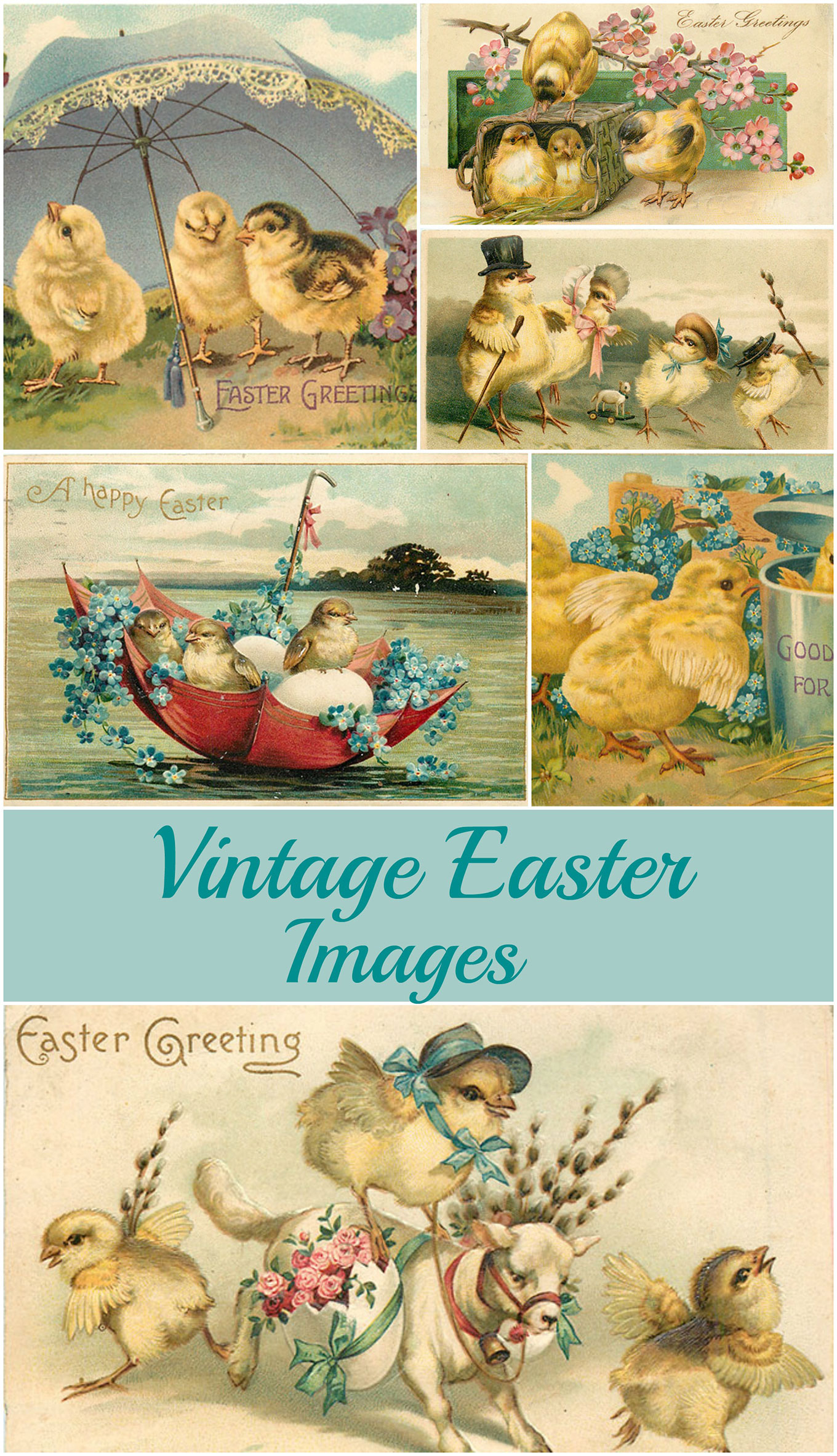 Vintage Easter Images | Adorable Free Printables - House Of Hawthornes throughout Free Printable Vintage Easter Images