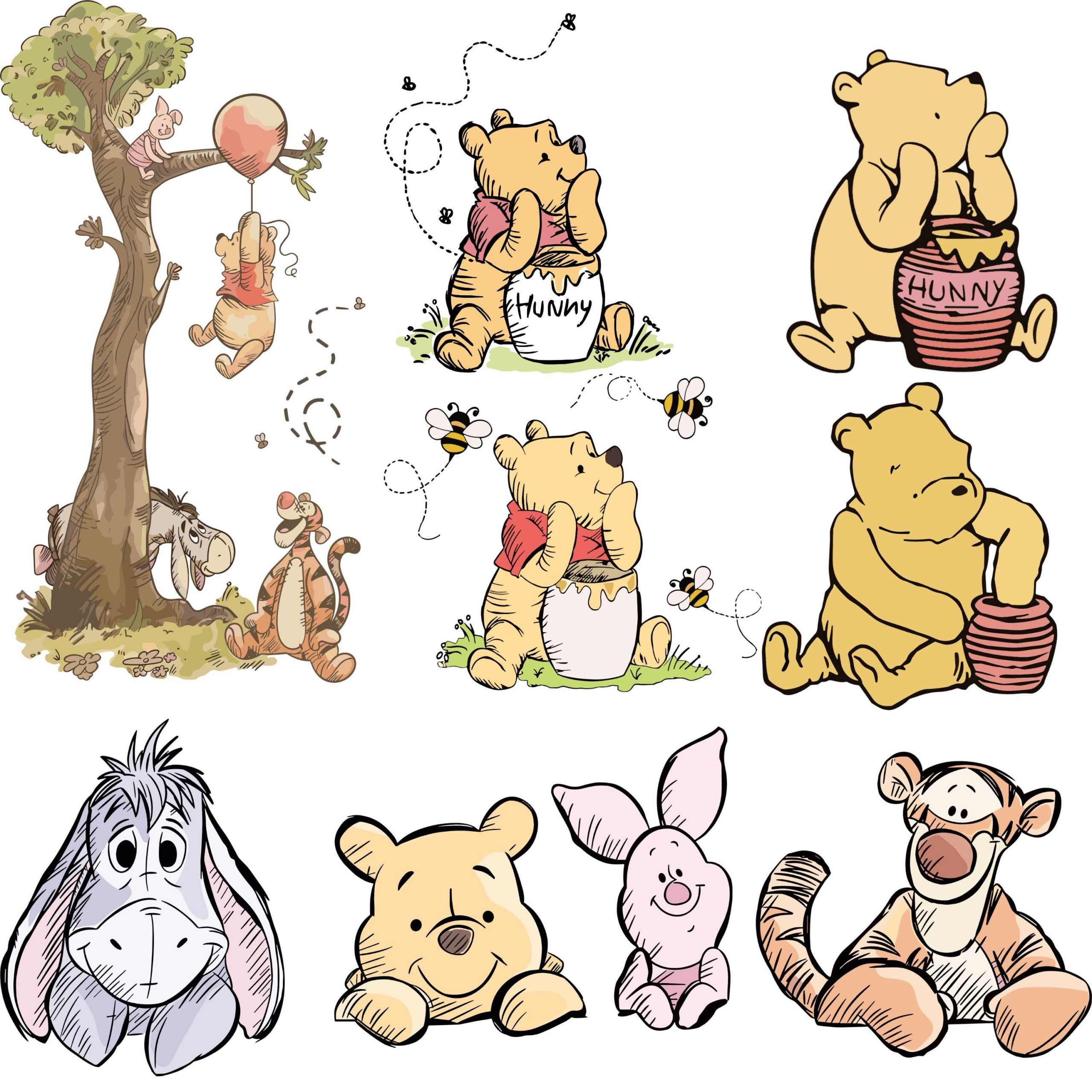 Winnie The Pooh Printables Free Clip Art - Shop On Pinterest with regard to Printable Vintage Winnie The Pooh